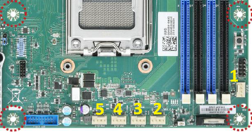 S8016AGM2NR motherboard FAN header locations