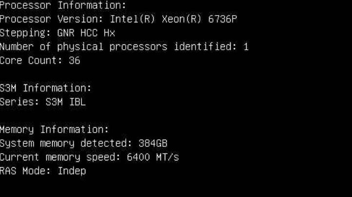 Memory capacity showing only 384GB instead of the installed 768GB